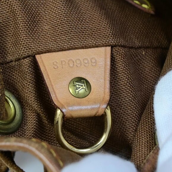 LOUIS VUITTON Montsouris MM Backpack Bag Monogram Leather Brown main image 5